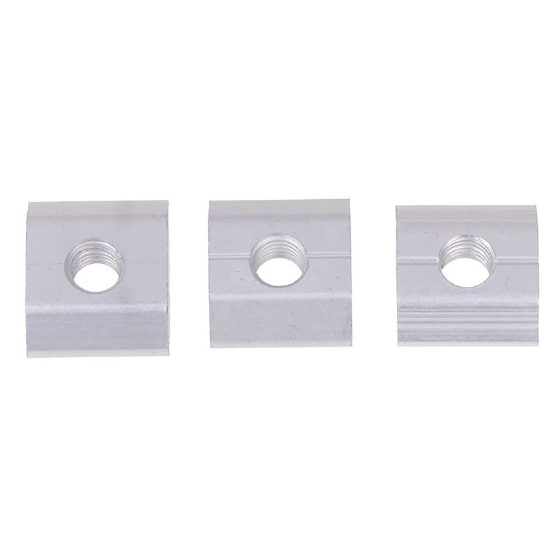 5pcs 21.2mm 22.3mm 23.7mm Solar Panel Mounting Aluminum Alloy Bracket End Mid Clamp T-Blocks Square Nuts M8 T-Sliding Nut