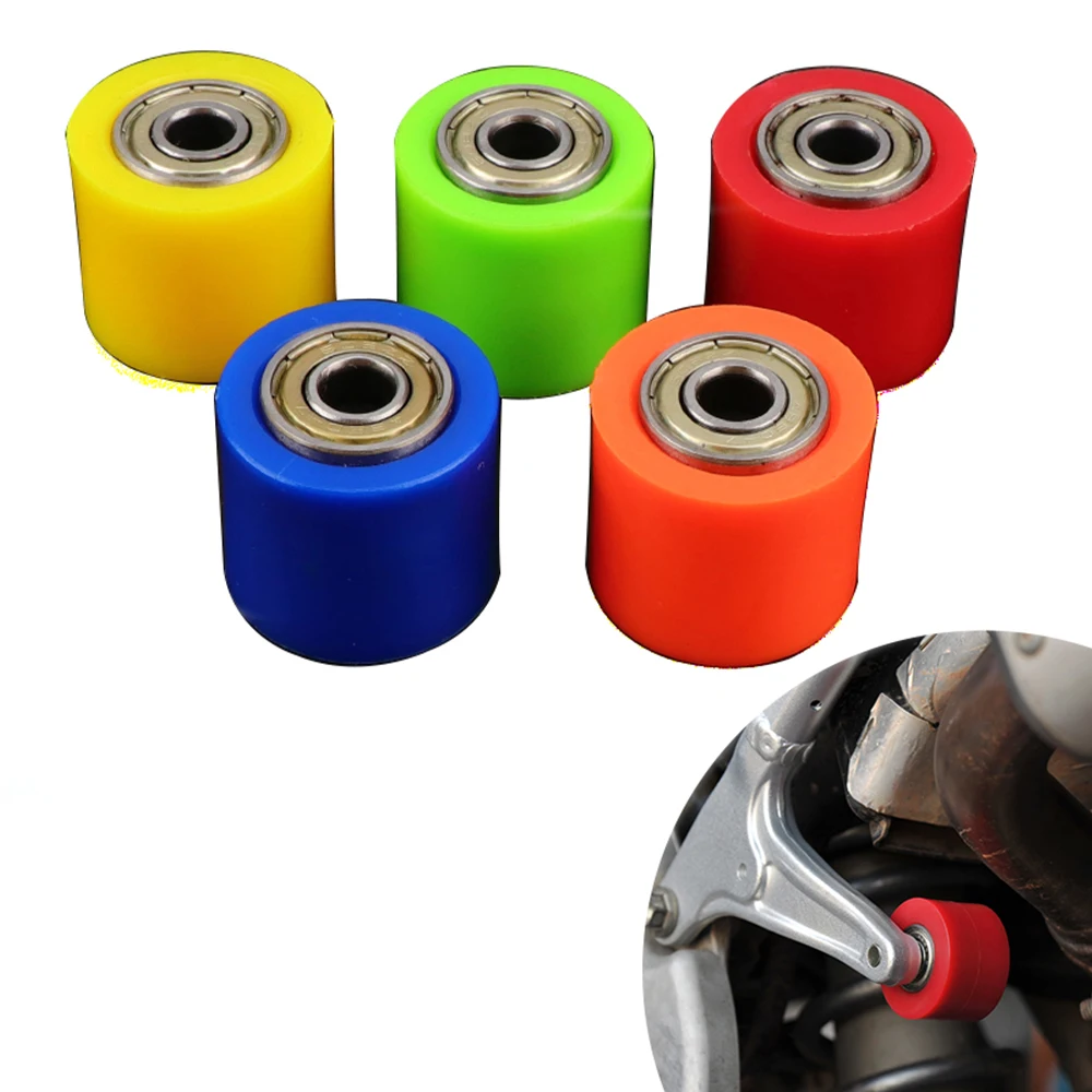 

Motorcycle 8mm 10mm Drive Chain Roller Pulley Wheel Slider Tensioner Wheel Guide For Street Bike Enduro ATV CRF CR XR Moto Parts