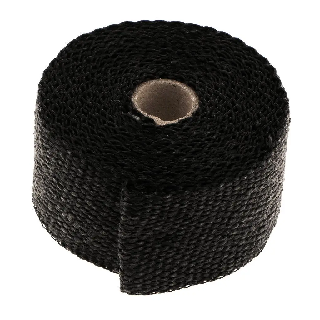 High Temp Titanium Exhaust Wrap Roll Thermal Protection Header Fiber Heat Shield for Car Manifold