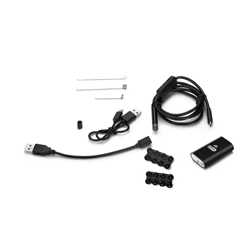 

ABMF-IOS WIFI Endoscope Camera HD720P 8Mm Soft Cable 6 Leds Wireless Endoscopio Inspection Borescope For Android PC