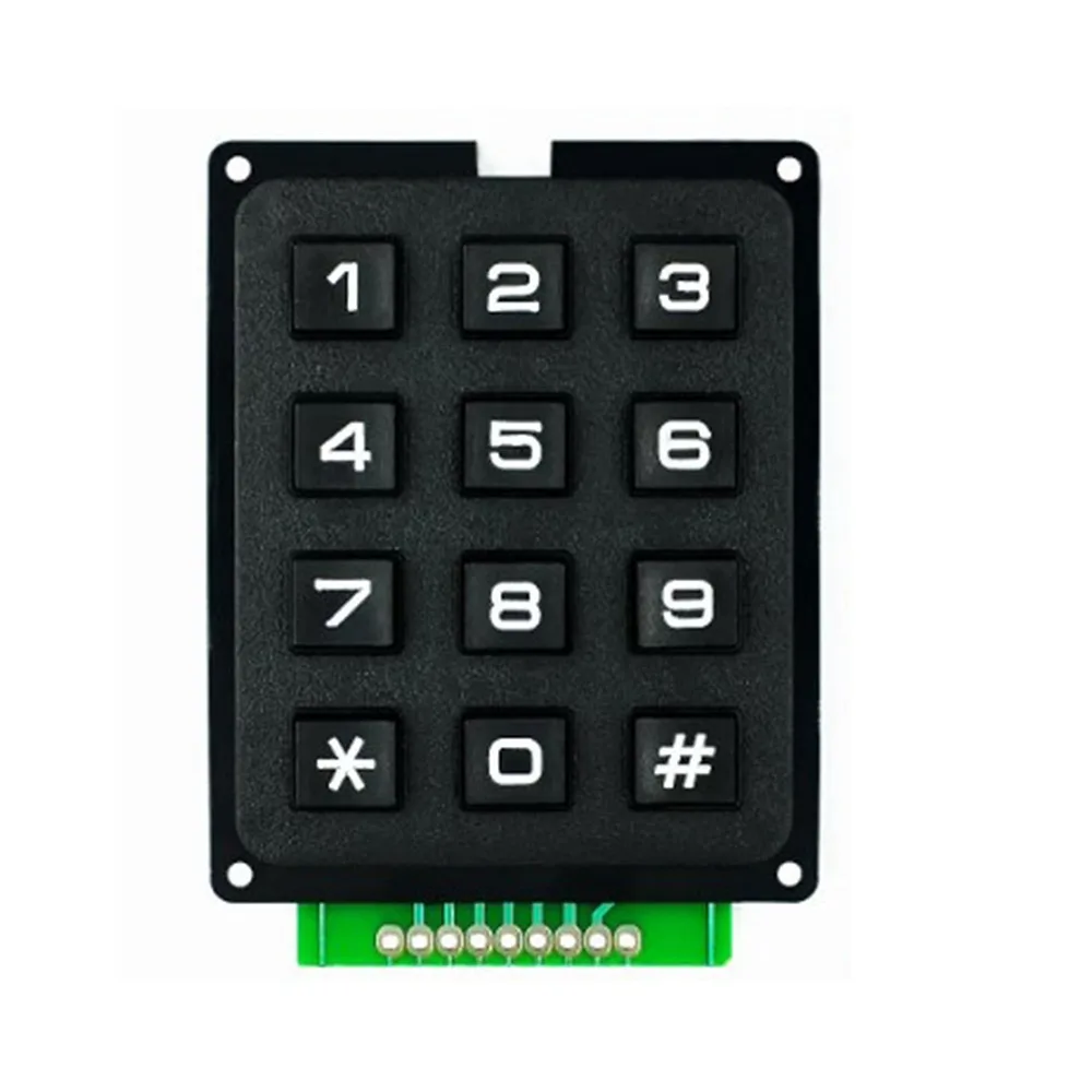 Replacement DIY Matrix Switch Keyboard 3*4/4*4 12key/16key Matrix Keypad Professional Industrial Keypad for Arduino/Raspberry Pi
