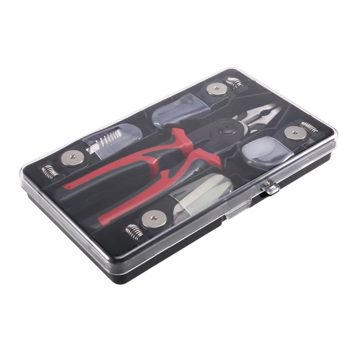 AA98 5-in-1 다기능 펜치 세트, 와이어 스트리퍼/커터/크림퍼, 교환 가능한 펜치 헤드 와이어 절단 도구