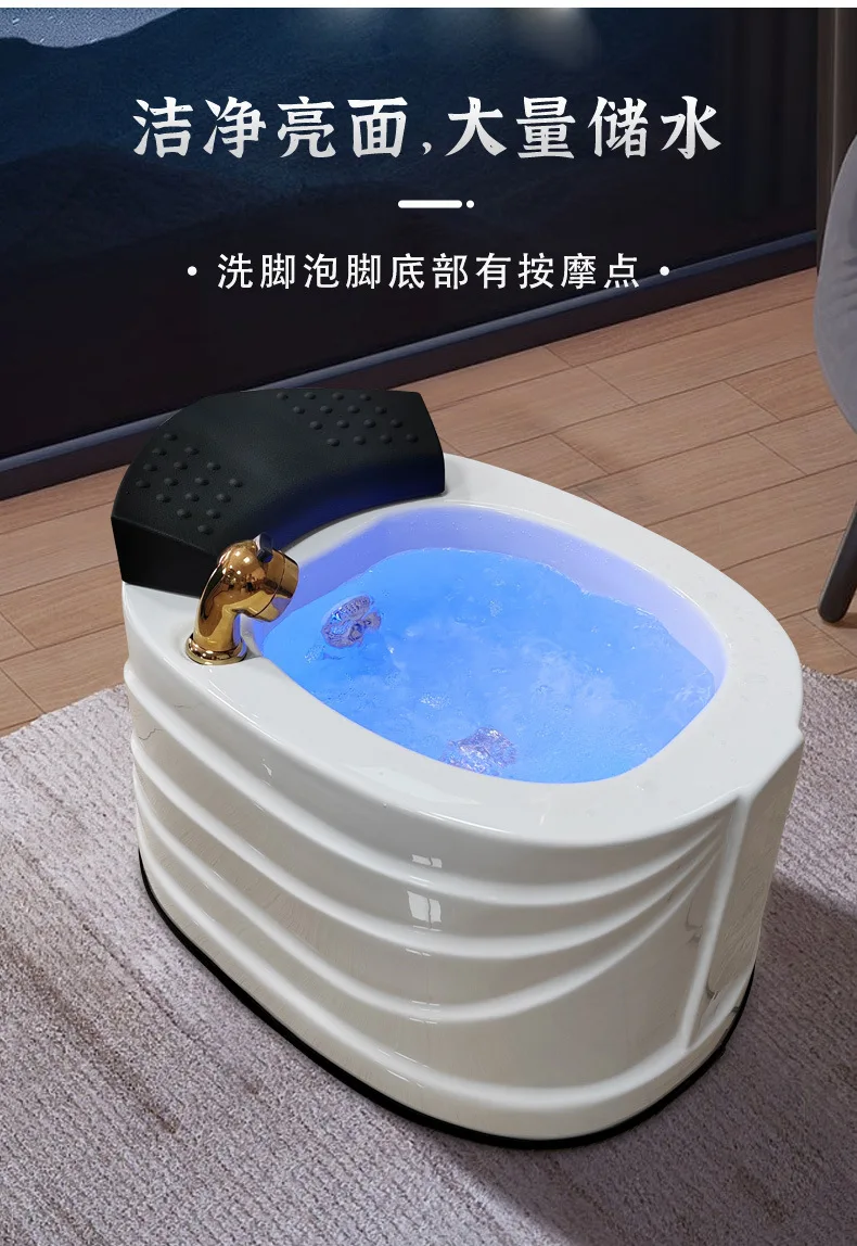 Oval commercial surf foot bath pedicure shop manicure basin acrylic