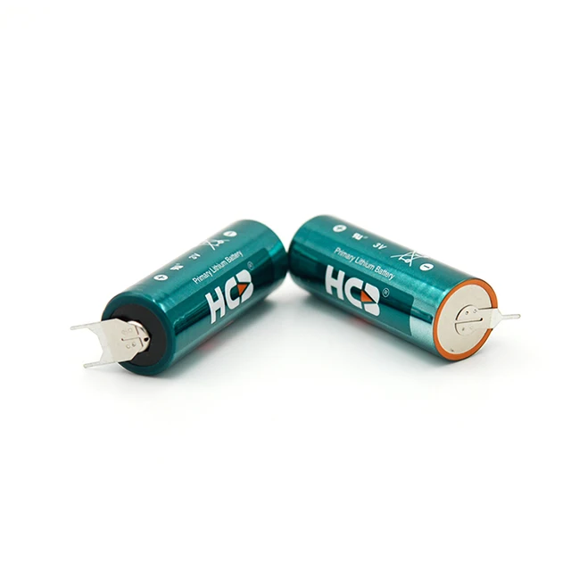 HCB CR17450 3.0V 2400mAh 4/5A Size Long Shelf Life Primary Battery for Smoke Sensor and Smart Water Meter