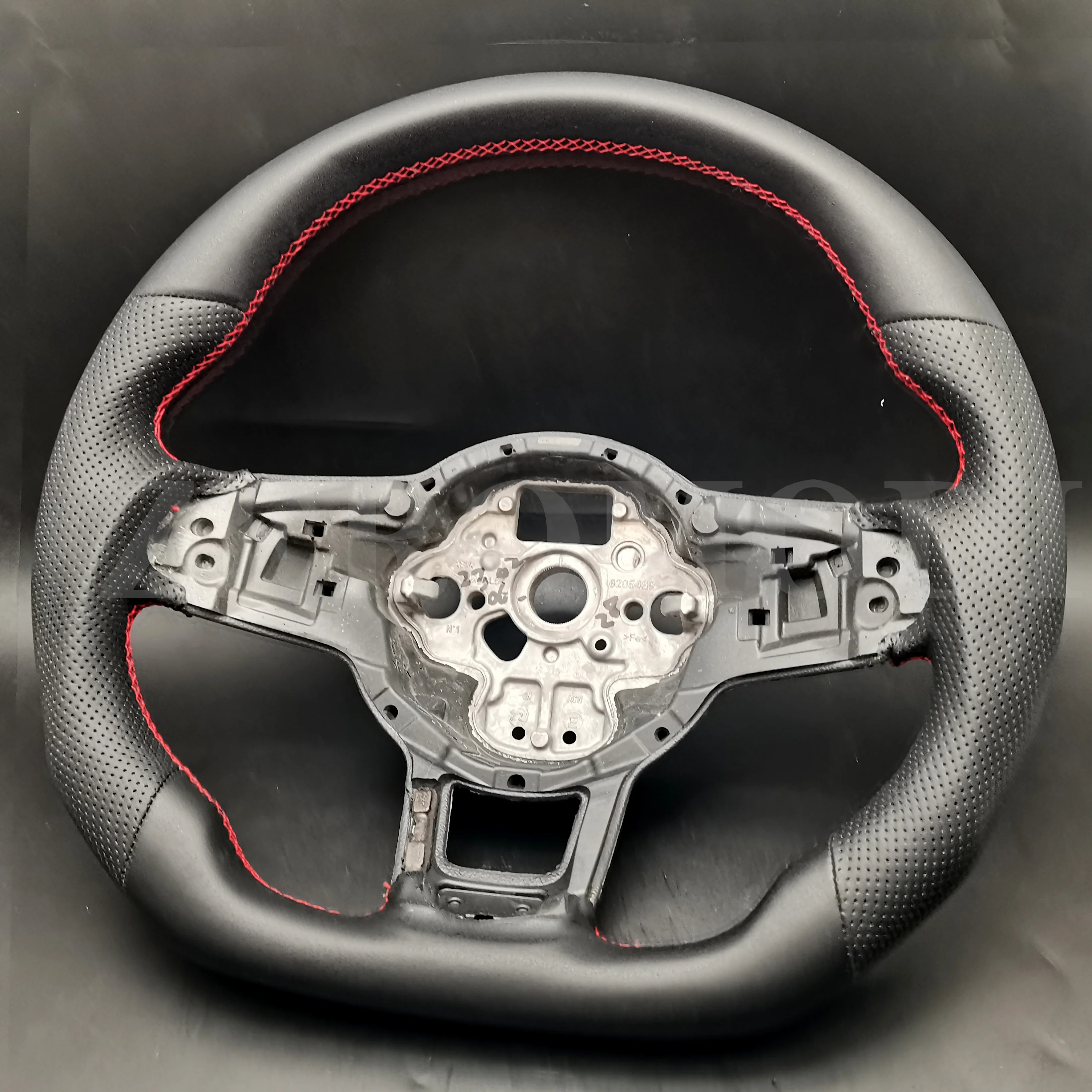 Private Custom Carbon Fiber Steering Wheel For MK7 MK7.5 GTI R Manual  VW Golf Car Accessories Flat Bottom