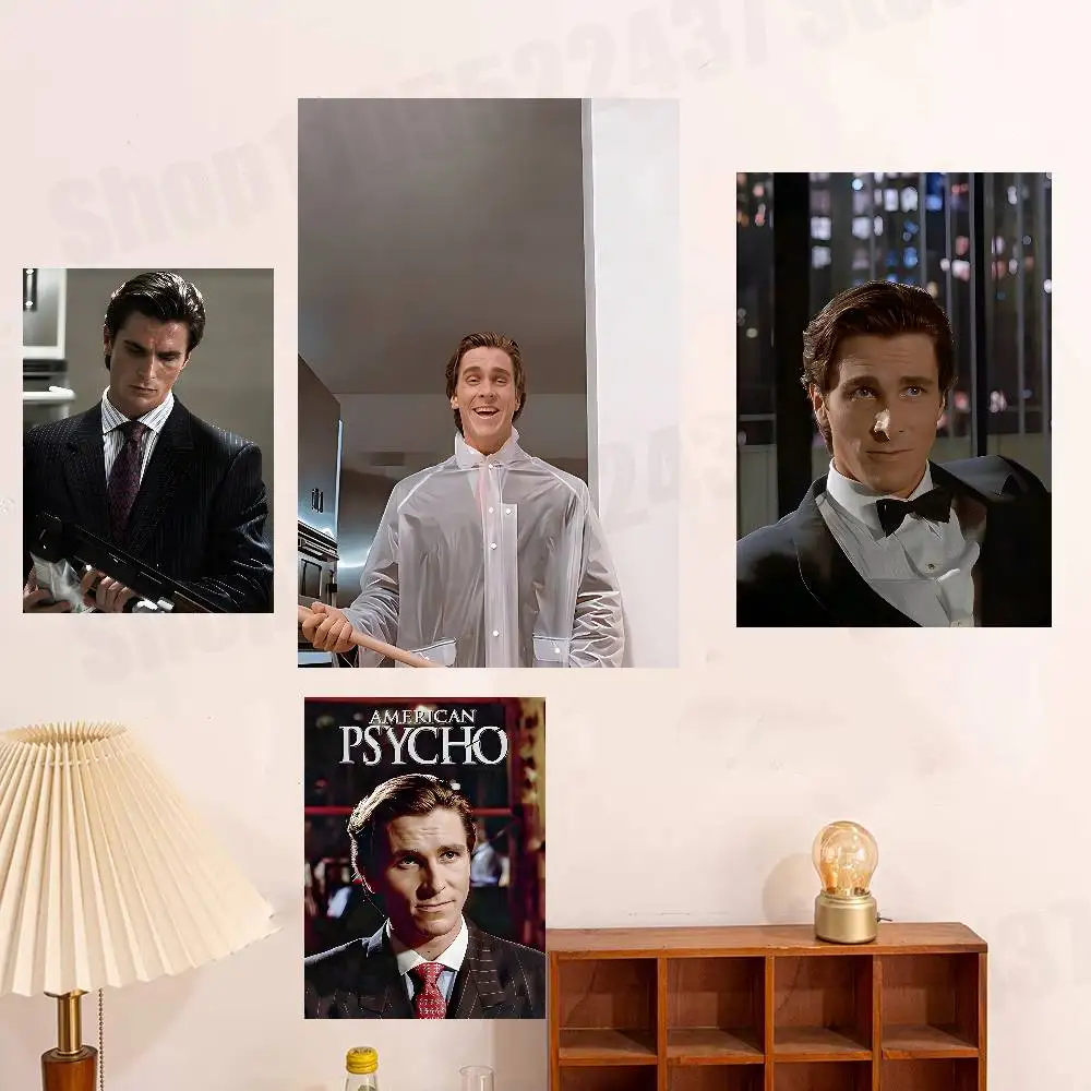 

Patrick Movie A-American P-Psycho Poster For Wall Prints for Living Room Bedroom Office Home Decoration Gift
