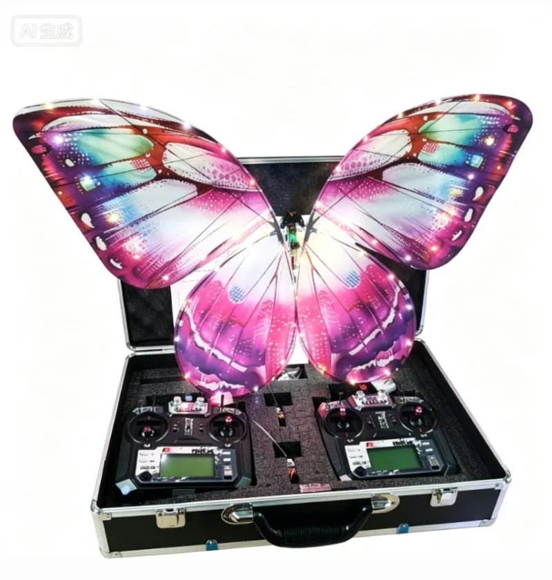 Bionic Flapping Winged RC Butterfly Aircraft, for Weddings, Commercial Shows, Music Festivals & Science Popularization