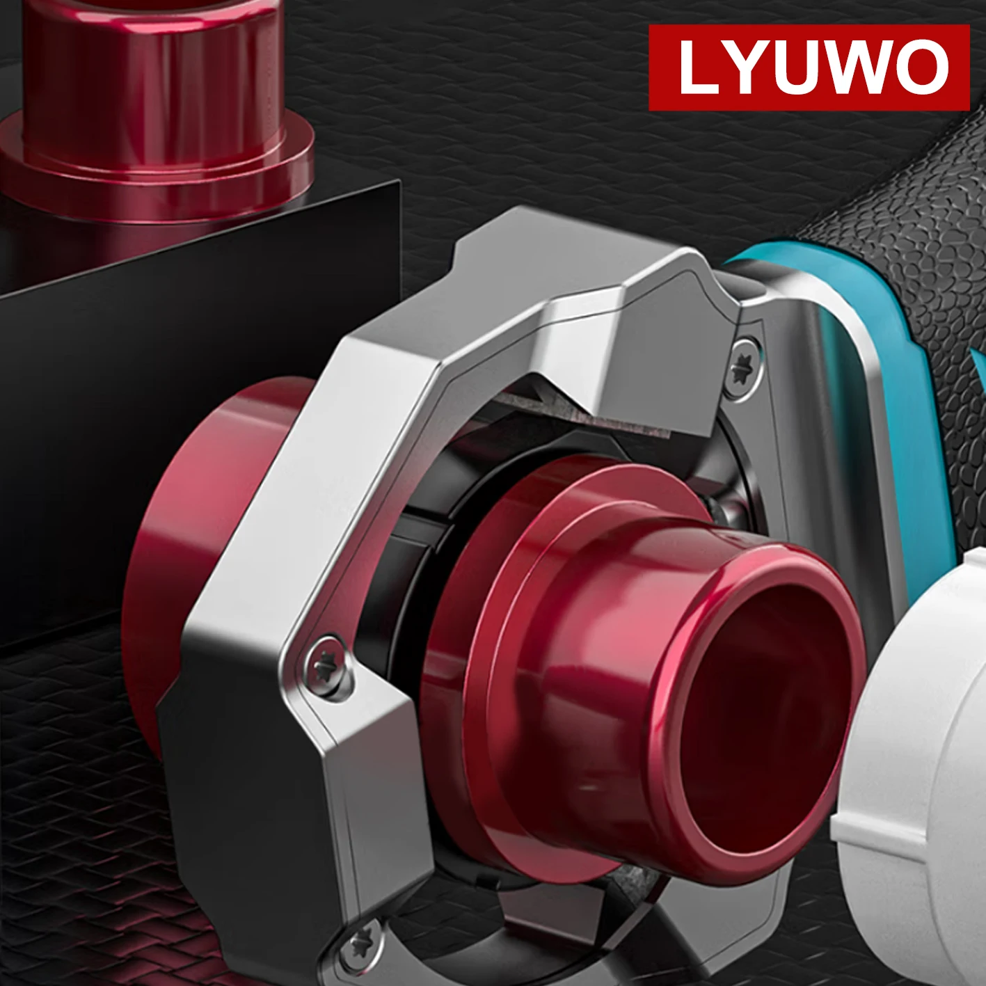 LYUWO Lithium Electric PPR Water Pipe Hot Melt Machine ricarica saldatrice Wireless PE Water Plastic Welding Machine Tool