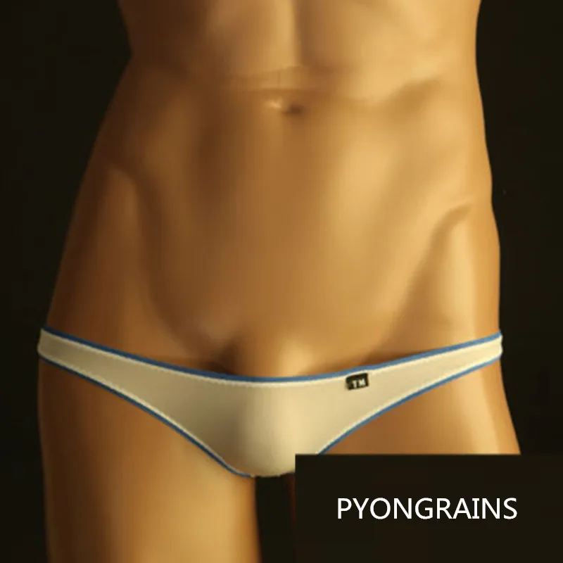 Summer New Men\'s Ice Silk Panties Ultra-thin Silky Breathable Translucent Low Waist Briefs Comfortable Cool Underwear Male