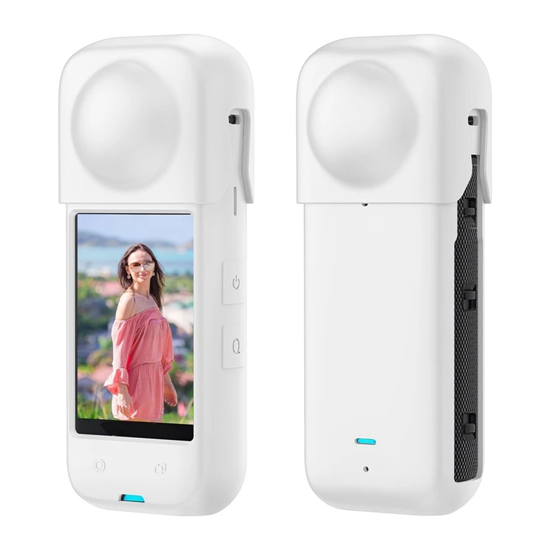 غطاء حماية من السيليكون مضاد للخدش لملحقات كاميرا الحركة Insta 360 X4