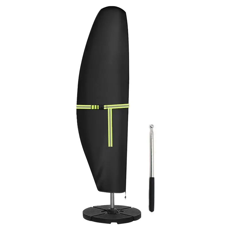 BAAJ-1 Set 420D Waterproof Outdoor Umbrella Cover Outdoor Parasol Cover Fits For Cantilever Offset Umbrella 210 X 45 X 72/32 Cm