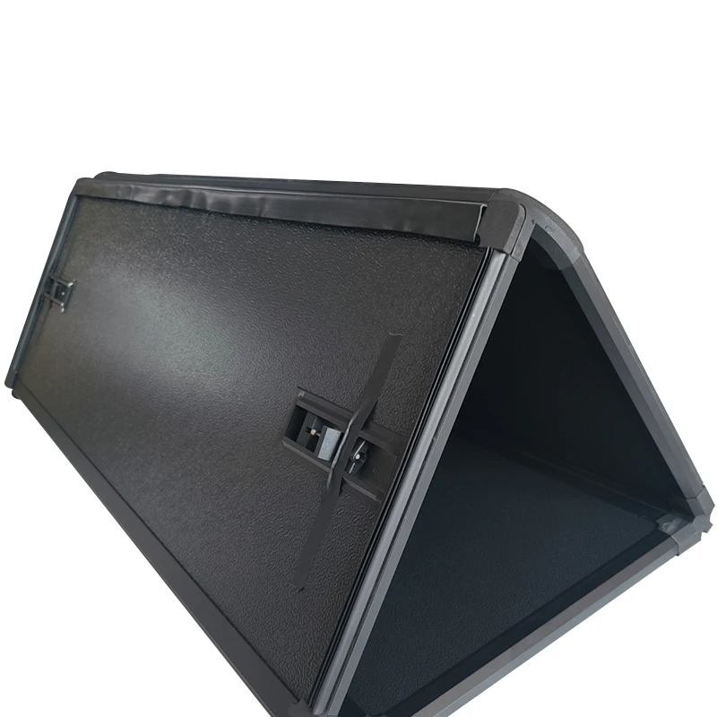 

China Factory Customizable Truck Bed Hard Folding Metal Alloy Tri Fold Tonneau Cover Model Ranger by ZhongXing Terralord