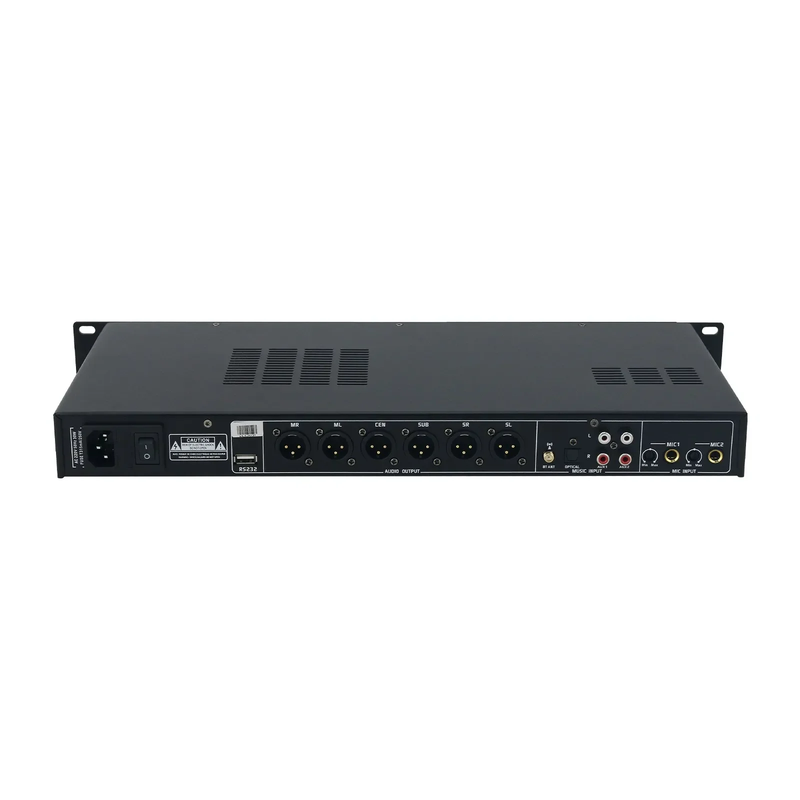 In stock X8 32-Bit DSP Wide Frequency Band BT Audio Processor Professional Digital  Processor with Remote Control