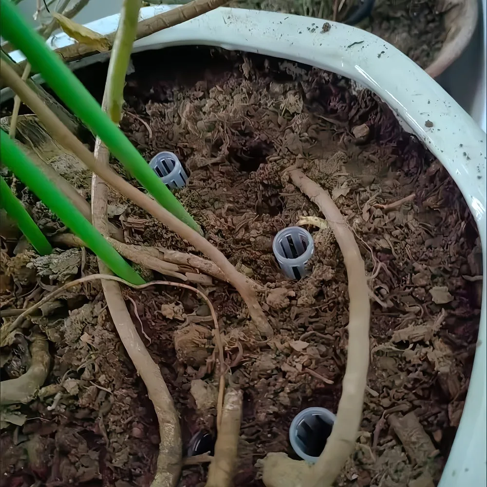 10/20Pcs Drainage Pipes To Prevent Root Rot and Improve Drainage, Suitable for Indoor and Outdoor Use Plant Root Ventilation image 5