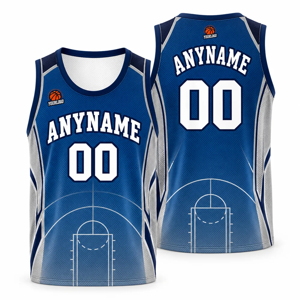 Customized Basketball Jersey Chest Logo Name Number for Men 3D Printed Court Graphics and Geometric Patterns Sports Tank Top