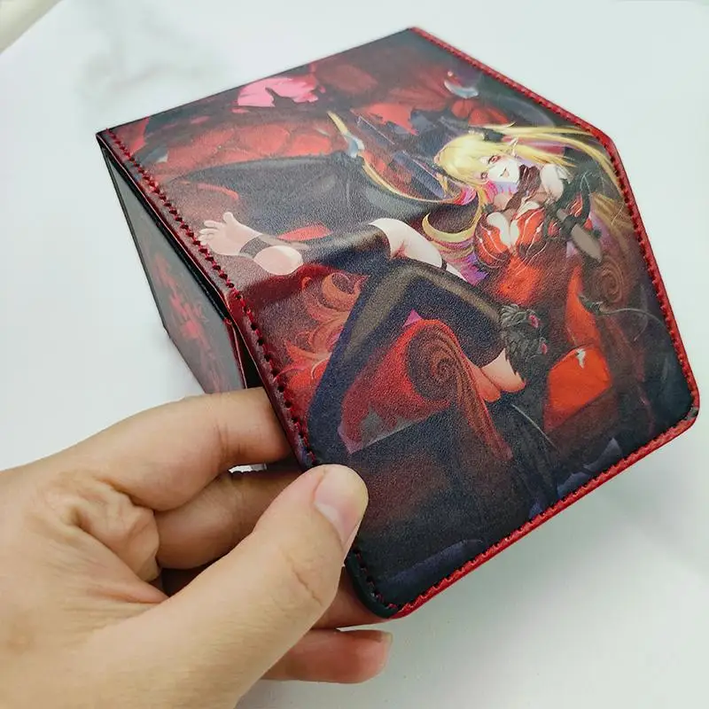 Yu-Gi-Oh! Boîte de rangement portable pour cartes Lacrima, The Crimson Tears, Anime, Collection de jeux périphériques, Cadeau de bricolage