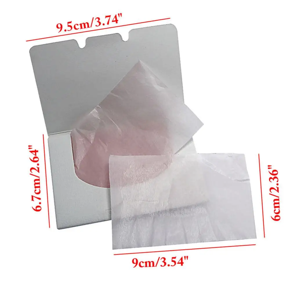 Cleaning 100Sheets Make Up Remover Tool Oil Absorbing Paper Blotting Facial Cleaning