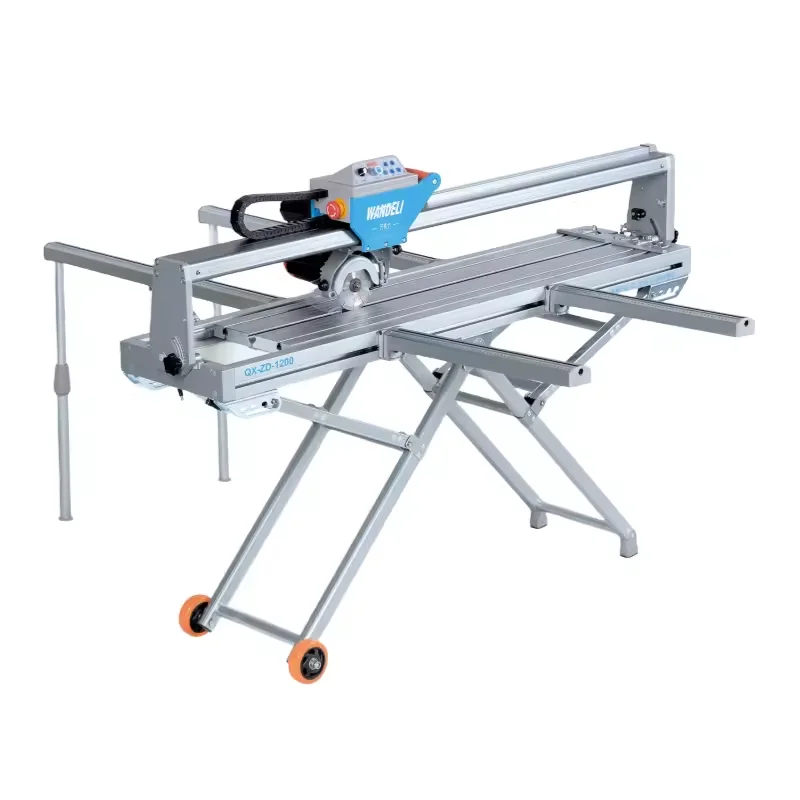 Wandeli QX-ZD-1200  Electric Tile Granite Cutting Machine 220v/110v Automatic Portable Wet Saw Table Stone Cutting Machine