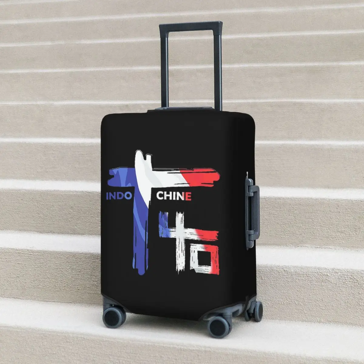 

Indochine Suitcase Cover Protection Elastic Travel Luggage Protector Covers for 18-32 Inch