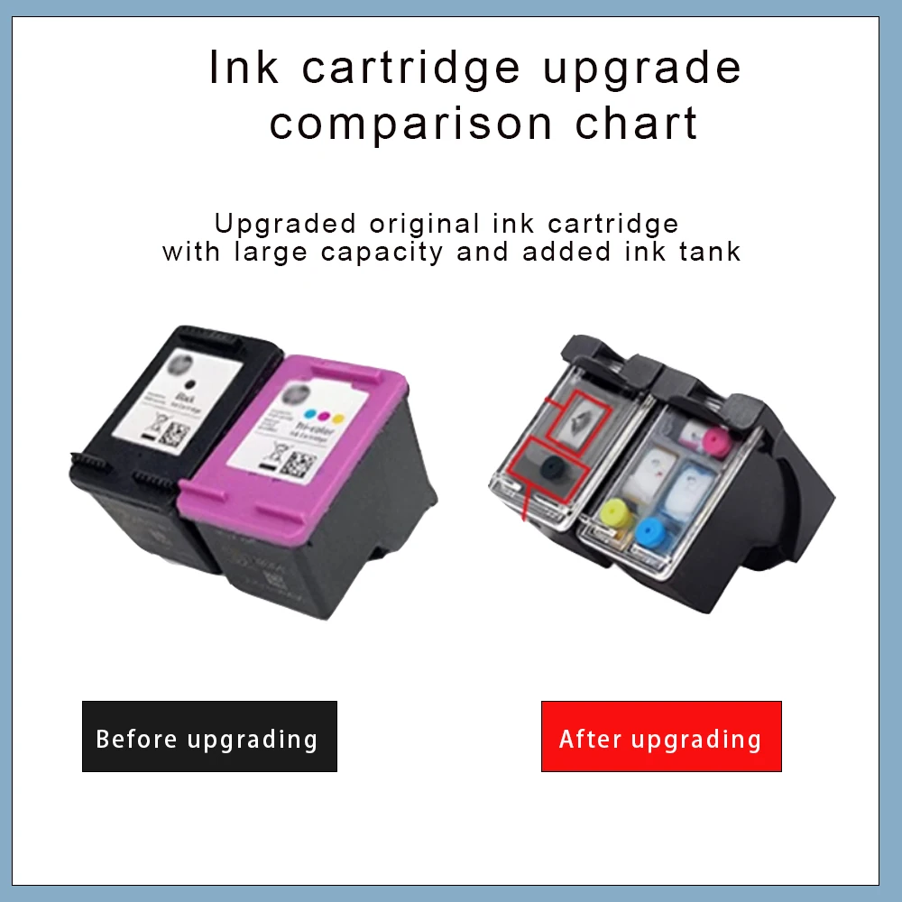 خرطوشة حبر معاد تصنيعها 64 XL 64XL لـ HP64 لطابعة HP ENVY Photo 6200 6220 6222 7100 7120 7800 Inspire 7950e