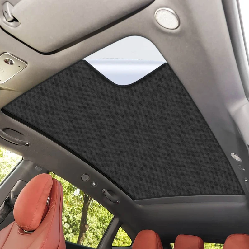 

Автомобильный солнцезащитный козырек на люк с электростатической адсорбцией и защитой от УФ-излучения для SERES LUXEED R7 2025-2027, из замшевой ткани, с теплоизоляцией