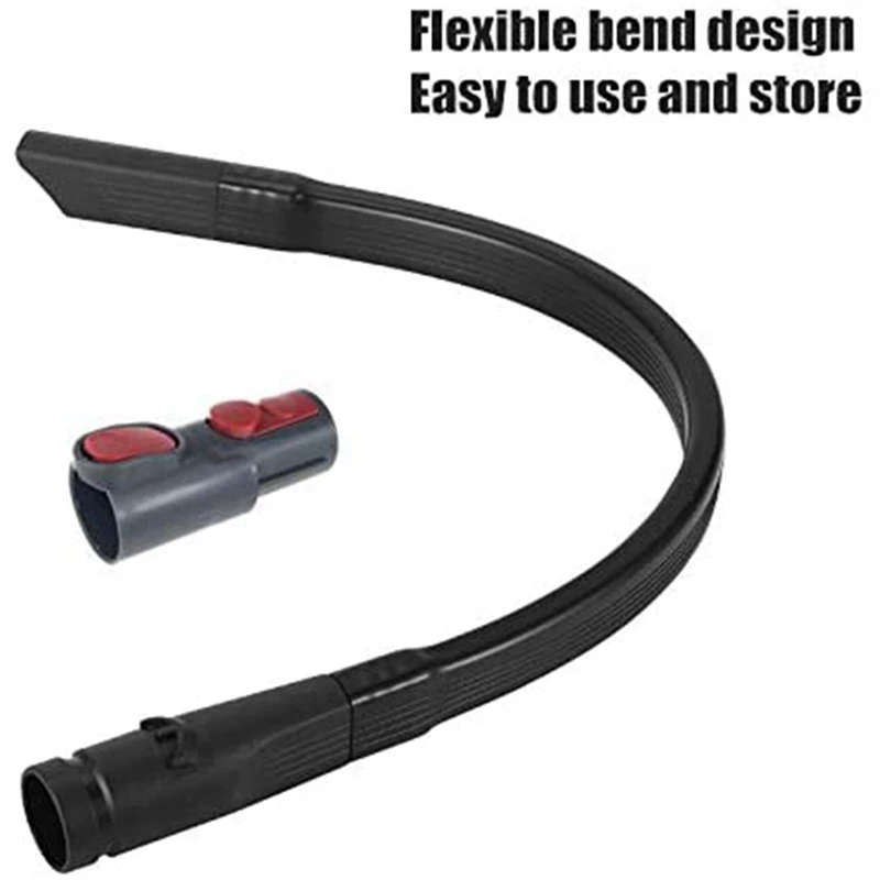 A01V-Flexible Crevice Tool Extension Attachment For Dyson V6, Compatible With Dyson V11 V10 V8 V7 Vacuum Cleaner