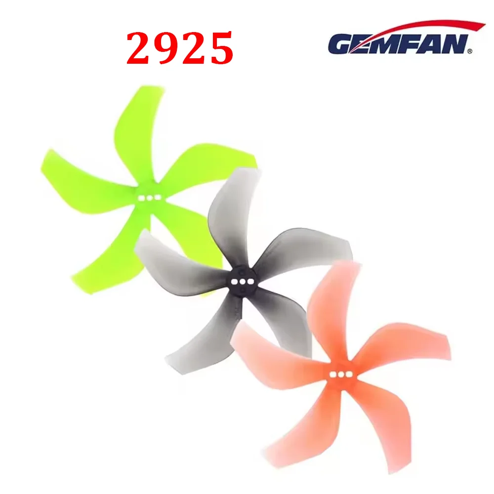 2Pairs Gemfan 2925 2.9X2.5X5 5-Blade Propeller 2CW+2CCW/1 Bag For Avata FPV M2*7 Screws Freestyle 3inch Cinewhoop Drones