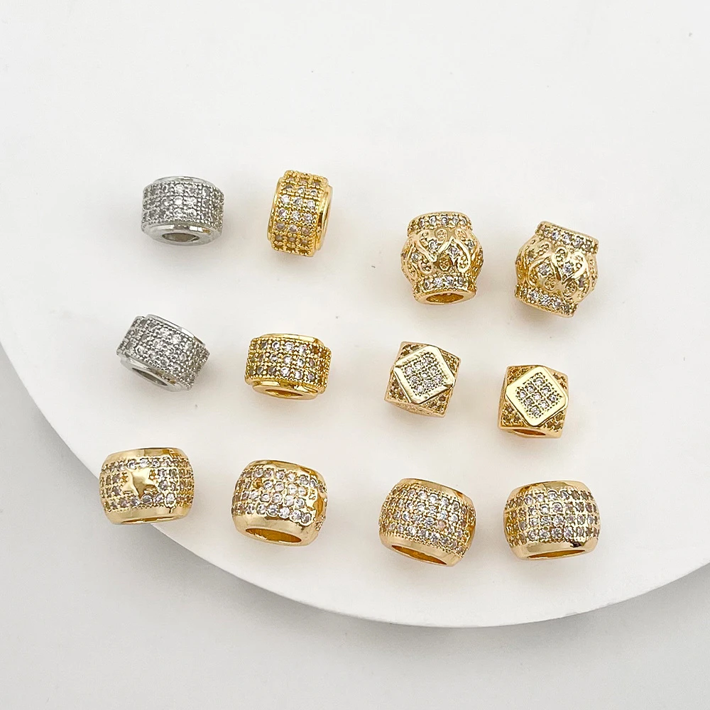 

Cordial Design 40Pcs Hand Made/DIY Loose Beads/Jewelry Findings & Components/CZ Rhinestone Spacers/Necklace Accessories #196175