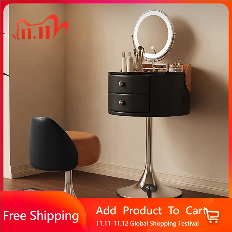 

Women Nordic Makeup Table Elegant European Minimalist Table Vanity Coiffeuse Modern Lazy Mesa De Maquillaje Hotel Furniture