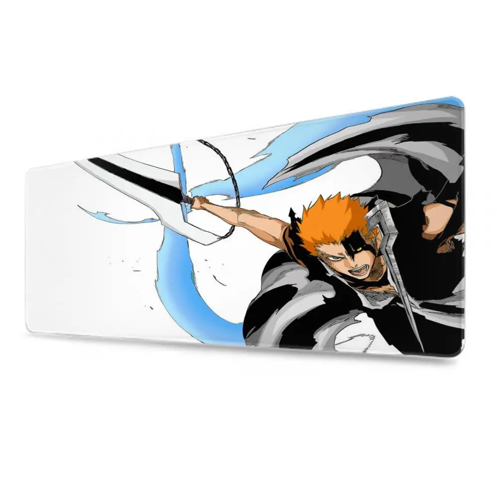 Black and White Anime Large Mousepad Bleach Manga Panel Laptop Office Rubber Soft Table Mat PC Gaming Non-slip Mouse Pad Carpet