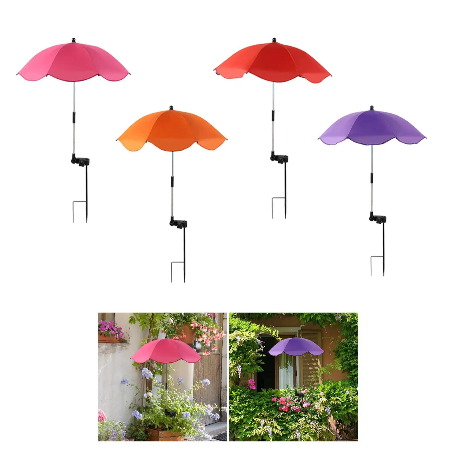 

Plant Umbrella for Outdoor Plants,Garden Umbrella Shade,Adjustable Defend Plants from Blazing Sun for Flower Pot,Garden Bed