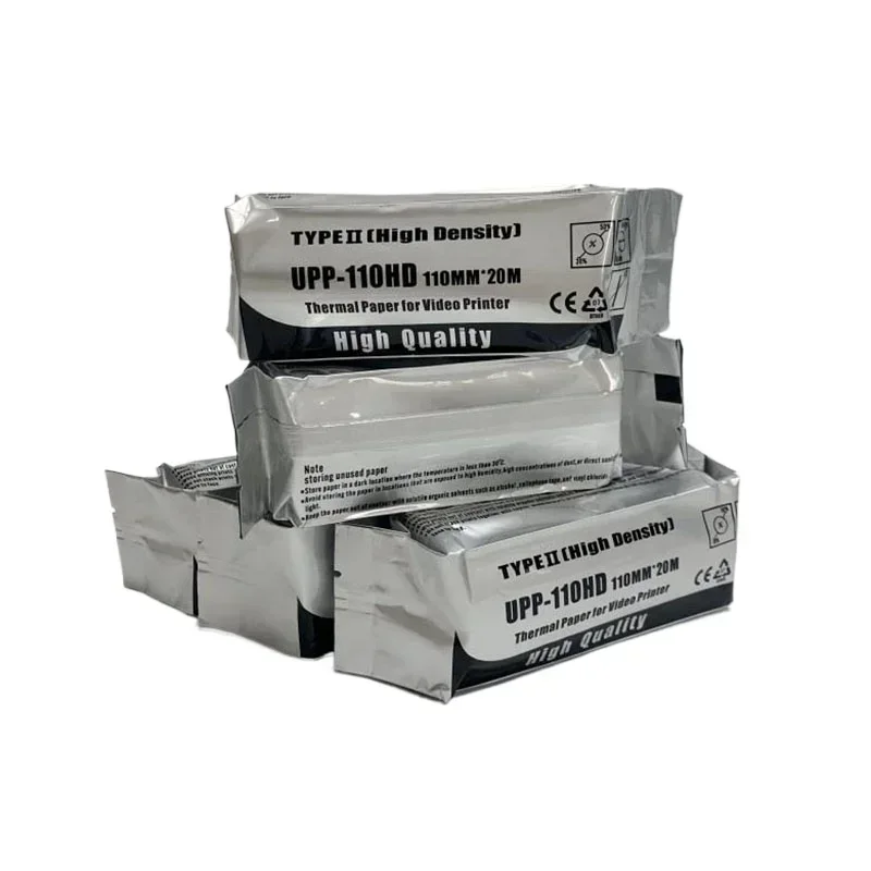 10 Roll Japan Compatible UPP-110HD Ultrasound Printing Paper High Density Thermal Paper