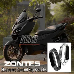 FOR ZONTES ZT703F 703F ZT350E 350D 310R V T Motorcycle Electronic Control Key Bracelet Accessories
