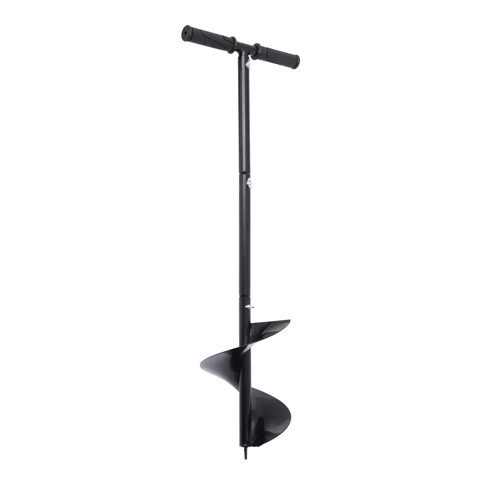

8"X 33" Hand Post Hole Digger Garden Auger Drill t Shaped Manual Garden Auger Spiral Drill Bit for Deep Cultivating Seedlings Pl