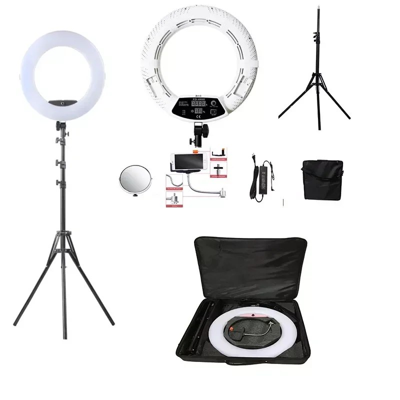 

NEW 96W 480pcs LED Ring Light 2700-7500K ,FD-480II Ring light with tripod stand for YouTube