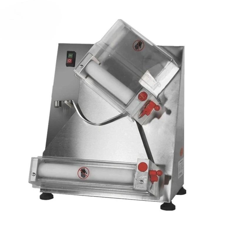 Dough Pressing Machine Electric Wall Hanging Pizza Dough Moulder Forming Machine Base Roller Pizza Dough Press Machine