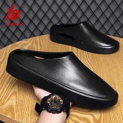 STRONGSHEN Men Women Slippers EVA Slip on Shoes Walking Shoes Men Half Slipper Comfortable Soft Household Sandals Zapatos Hombre