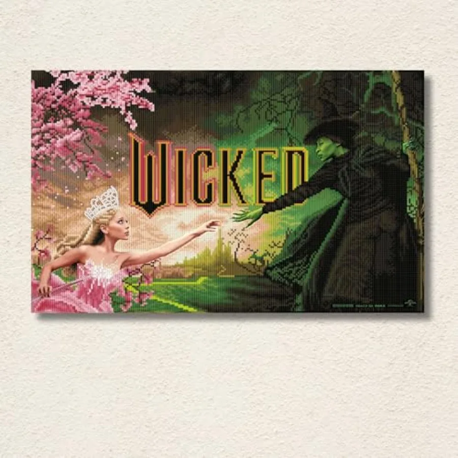 

Wicked Diamond Art Everyone Deserves The Chance to Fly 5D Diamond Painting Kit and Tools with Big Trays and Light Pens Official