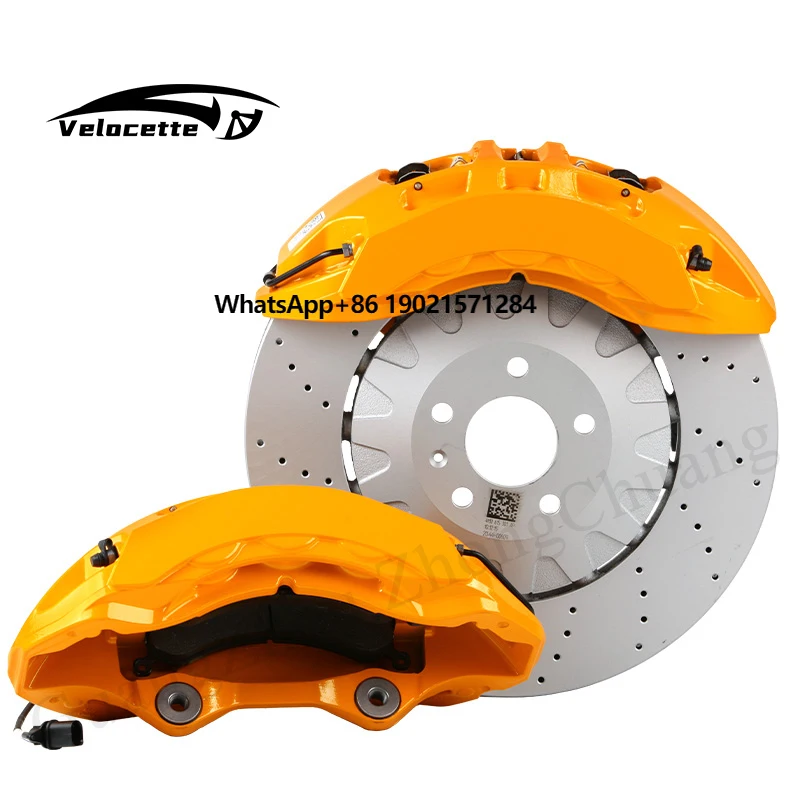 

Big Brake Caliper Kit 6 Pot Big Aluminum Alloy Brake Calipers Kit E-TRON 18 INCH WHEELS FRONT BRAKE for E30 E36 S4 A8A7