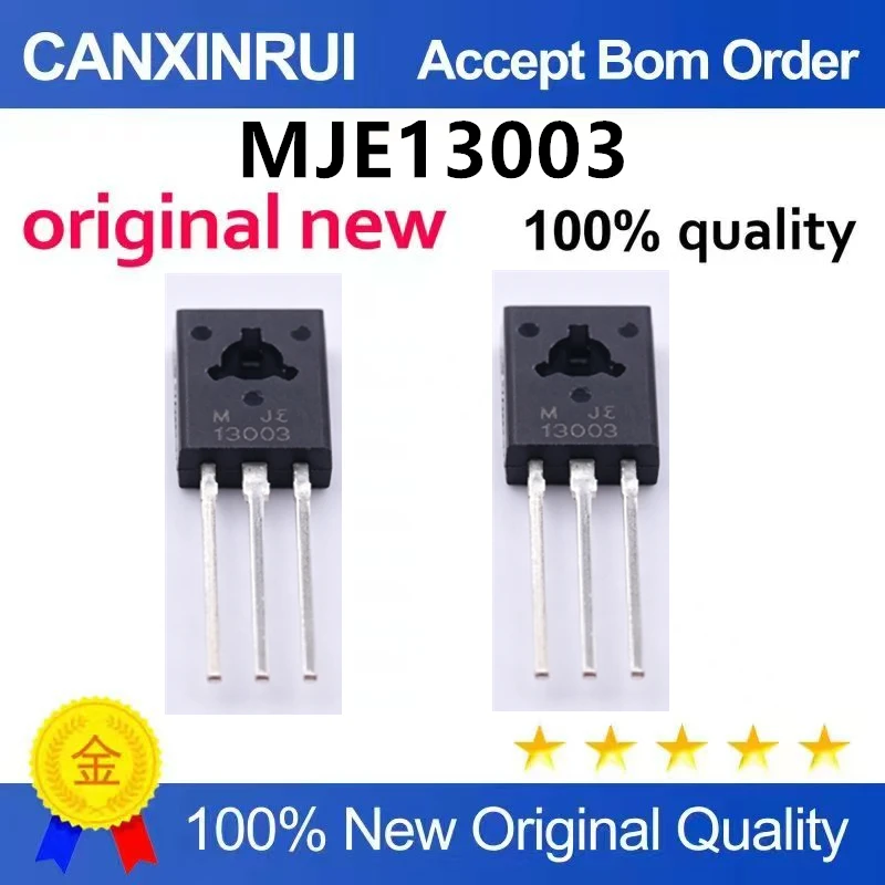 (5pcs-10pcs)New power transistor MJE13003-2 E13003 power switch transistor TO-126