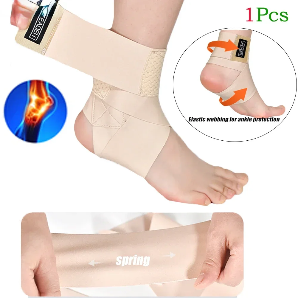 1Pcs Ultrathin High-Elastic Ankle Wraps Ankle Brace Support for Men Women Kids - Adjustable Compression Ankle Sleeves for Sports