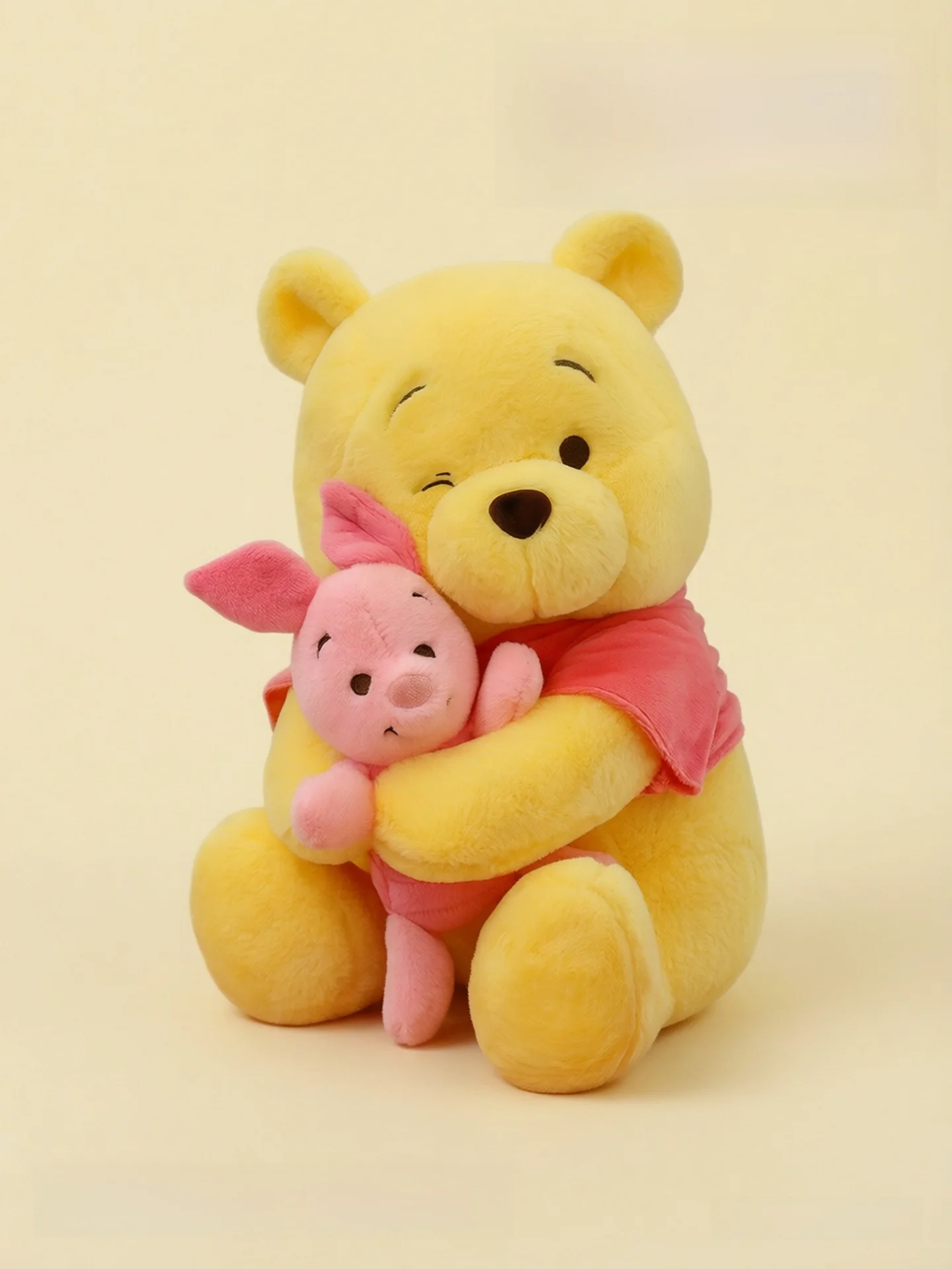 Brinquedo de Pelúcia ande Winnie the Pooh Segurando o Porquinho, Boneco Canheiro de Sono, Presente de Aniversário para N...