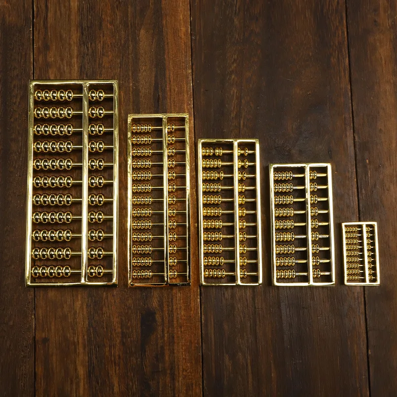 

Copper abacus solid wishful abacus gilded ornament travel craft gifts