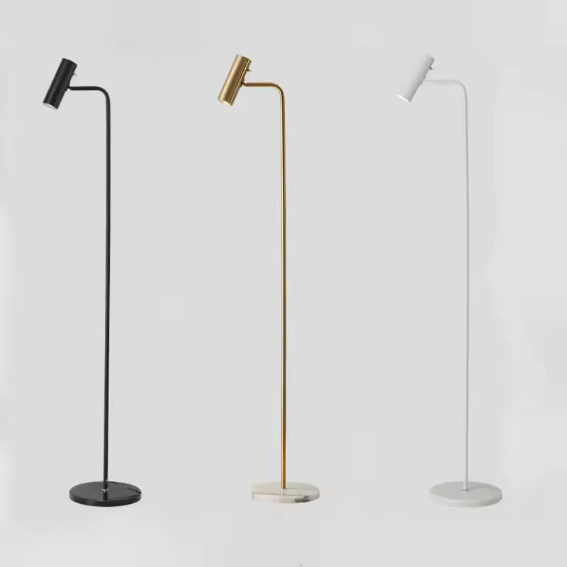 Lâmpada de assoalho moderna dimmable diodo emissor de luz, luz do assoalho vertical minimalista, decoração home, ouro, preto, branco, vestíbulo, quarto, escritório, luminárias