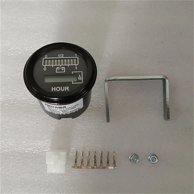 Indicador de batería de reemplazo Curits 803, voltímetro de voltaje y horas, 52mm, 12V, 24V, 36V, 48V, 72V, 80V