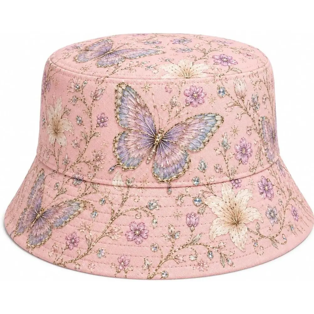 Breathable Garden Morning Cap Adjustable Animal Pattern Sports Sun Hat Soft Cotton Hummingbird Flowers Baseball Cap For Women