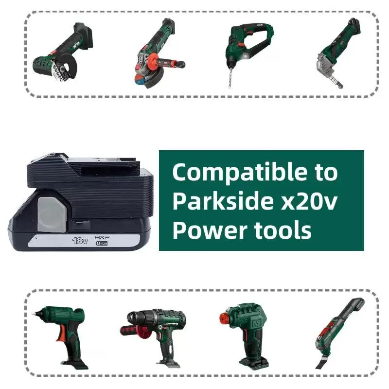 Battery Adapter Converter For Hitachi 18v Lithium Converter To  Lidl Parkside X20V  Brushless Tools (Only Adapter)