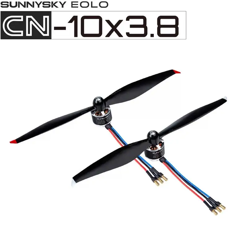 EOLO 1038 paleta de ala fija crucero hélice de 2 palas hoja compuesta de 10 pulgadas para avión F450 Rc pieza de cuadricóptero de alta eficiencia