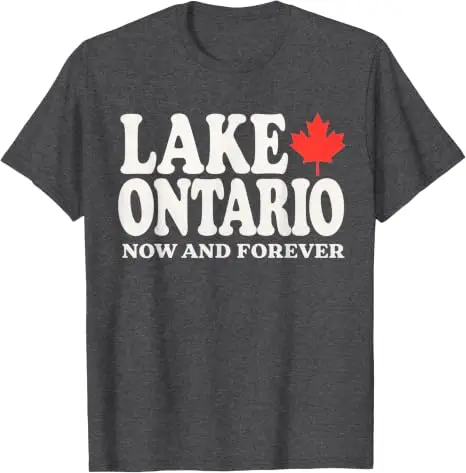 Lake Ontario Jetzt und für immer T-Shirt, Y2k Kanada Trvale Spruch T-Shirt, Humorvolles kanadisches stolzes Grafik-Persönlichkeits-Shirt für Frauen und Männer – Detail 14