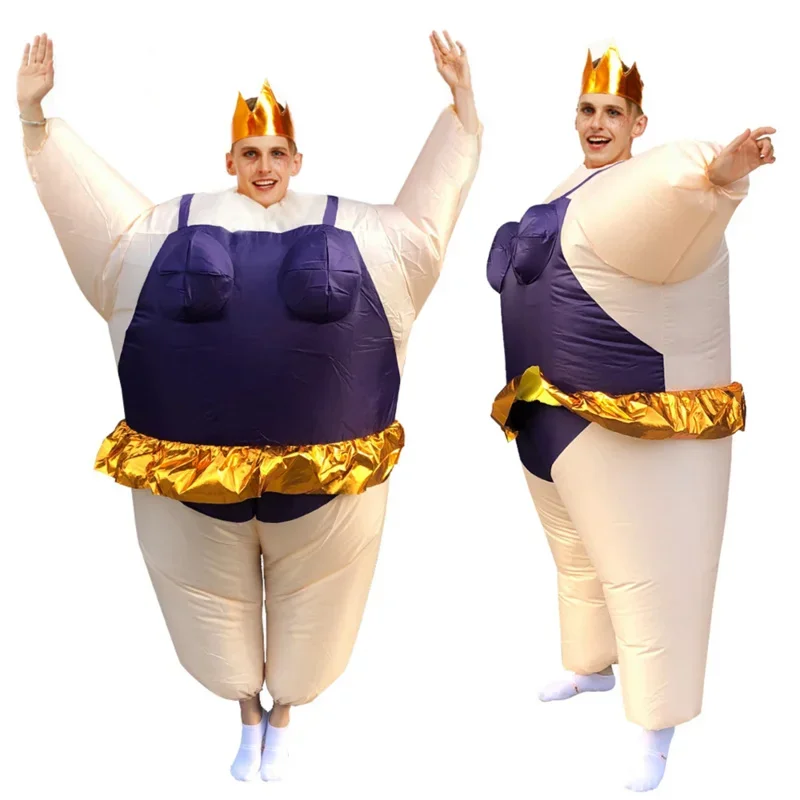 성인 발레 댄스 이브닝 드레스 풍선 의상 정장 Purim 크리스마스 할로윈 애니메이션 코스프레 파티 여자 남자 MN3에 대한 재미